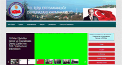 Desktop Screenshot of derepazari.gov.tr